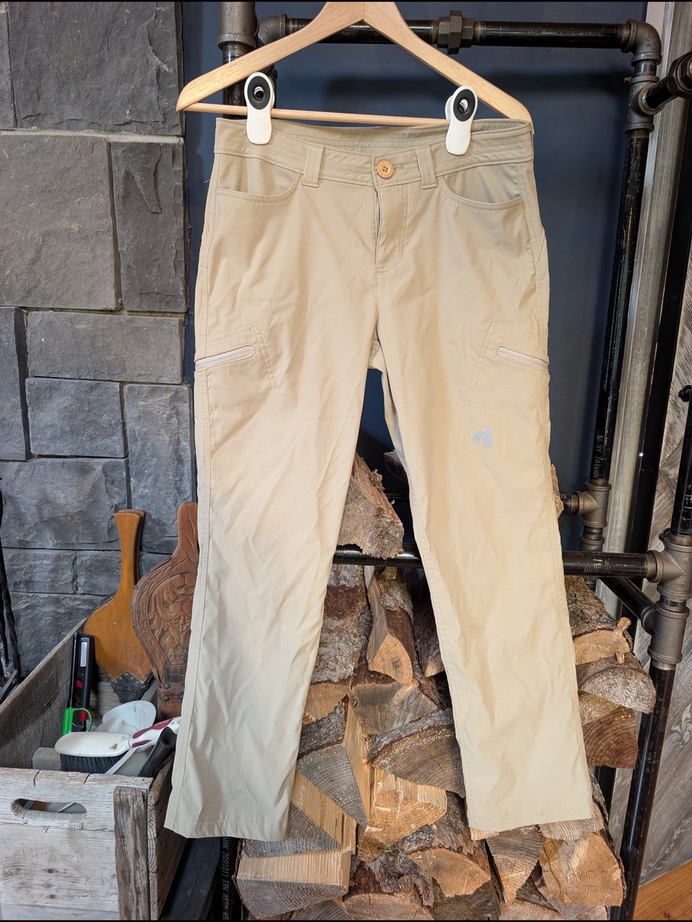 Eddie Bauer Women's Tan Cargo Pants